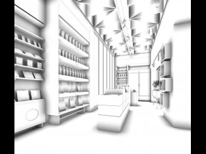 business - retail - shop 9481 3D Model