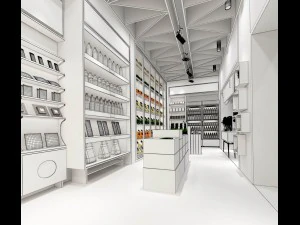 business - retail - shop 9481 3D Model