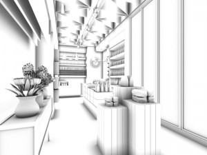business - retail - shop 9481 3D 모델