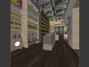 business - retail - shop 9481 3D Model