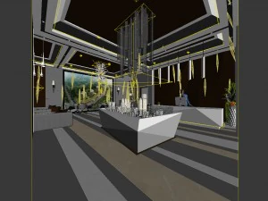 business - retail - shop 9489 3D Model