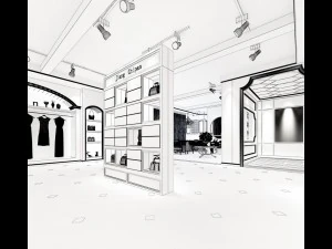 business - retail - shop 9494 3D Model