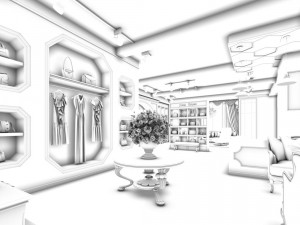 business - retail - shop 9494 3D Model