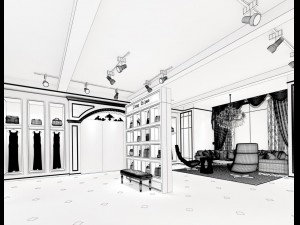 business - retail - shop 9494 3D Model