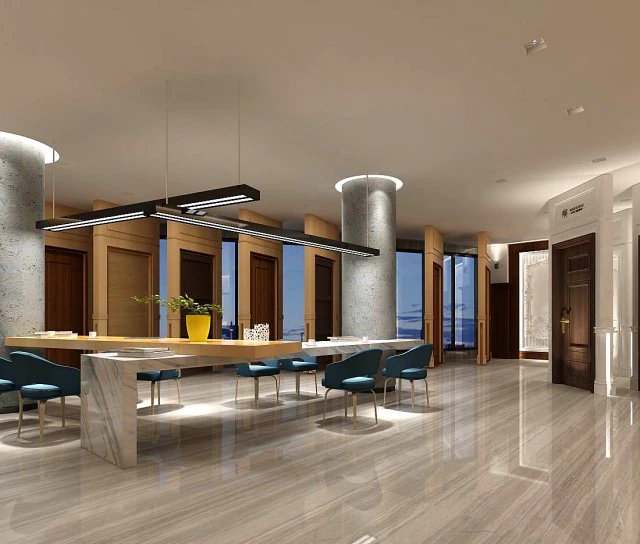 business - doors - sales showroom 01 3D Model .c4d .max .obj .3ds .fbx .stl .blend