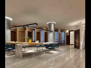 business - doors - sales showroom 01 3D Model