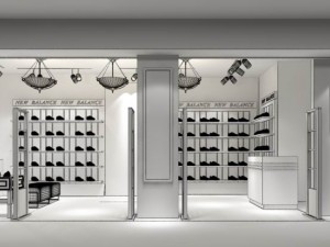 business - shopping mall - shoe store 02 3D Модель