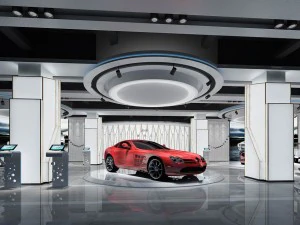 business - shop - auto showroom - 9453 3D Model