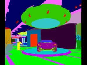 бизнес - магазин - автосалон - 9454 3D Модель