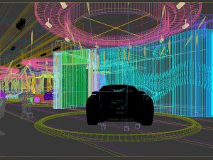 business - shop - auto showroom - 9454 3D 모델