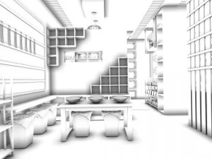 business - shop 9418 3D Model