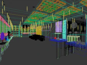 business - shop - tea shop - 9435 3D Model
