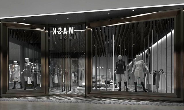 business - shop - clothing store - 9435 3D Model .c4d .max .obj .3ds .fbx .stl .blend 