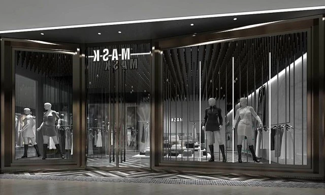 business - shop - clothing store - 9435 3D Model .c4d .max .obj .3ds .fbx .stl .blend 