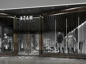 business - shop - clothing store - 9435 3D Model