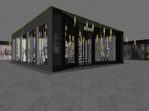 business - shop - clothing store - 9435 3D Model