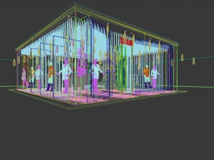 business - shop - clothing store - 9435 3D Model