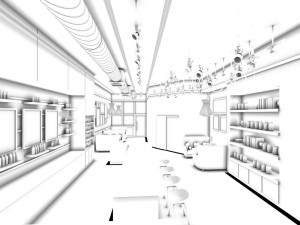 business - shop - coffee shop - 9435 3D Model