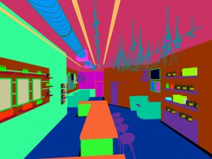business - shop - coffee shop - 9435 3D Model