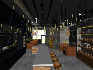 business - shop - coffee shop - 9435 3D Model