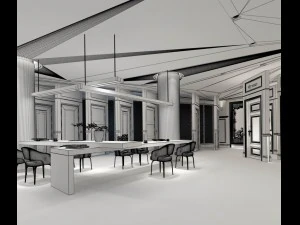 business - shop - door shop - 9435 3D Model