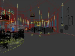 business - shop - automotive exhibition hall - 9409 3D Model