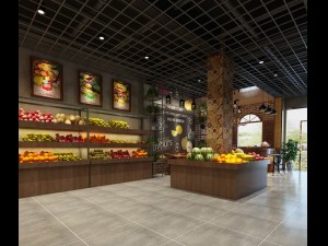 business - shop - fruit shop - 9414 3D मॉडल
