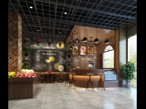 business - shop - fruit shop - 9434 3D Model