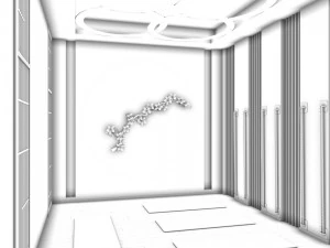 business - shop - yoga room - 9426 3D Model
