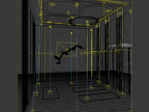 business - shop - yoga room - 9426 3D Model