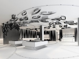 business - shop - exhibition room - 9405 Modelo 3D