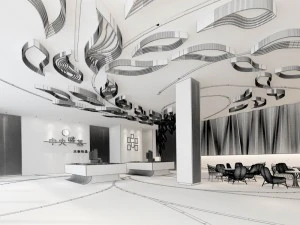 business - shop - exhibition room - 9405 3D Model