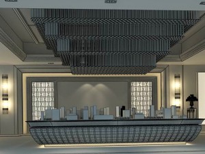 business - commercial - exhibition room - 9407 3D 모델