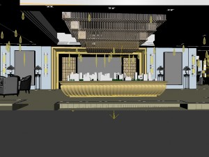 business - commercial - exhibition room - 9407 3D 모델