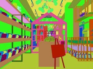 business - shop - exhibition room - 9413 3D 모델
