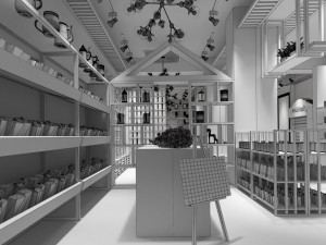 business - shop - exhibition room - 9413 3D 모델