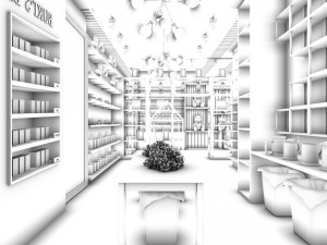 business - shop - exhibition room - 9413 3D 모델