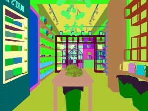business - shop - exhibition room - 9413 3D 모델