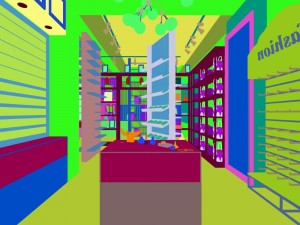 business - shop - exhibition room - 9413 3D 모델