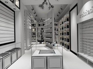 business - shop - exhibition room - 9413 3D 모델