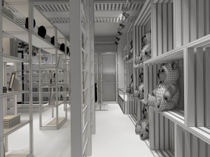 business - shop - exhibition room - 9413 3D 모델