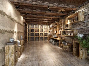 negócio - loja - sala de exposição - 9416 Modelo 3D