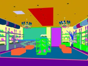 business - shop - exhibition room - 9417 3D Model