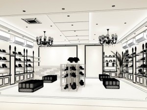 business - shop - exhibition room - 9417 Modèle 3D