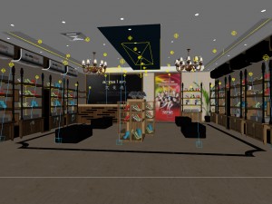 business - shop - exhibition room - 9417 Modèle 3D