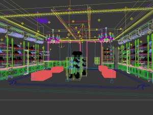 business - shop - exhibition room - 9417 Modèle 3D