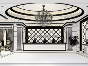 business - commercial - exhibition hall -9419 3D Model