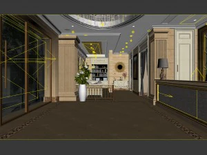 business - commercial - exhibition hall -9419 3D Model