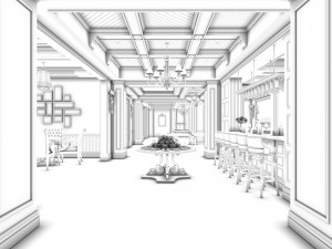 business - commercial - exhibition hall - 9420 3D 모델