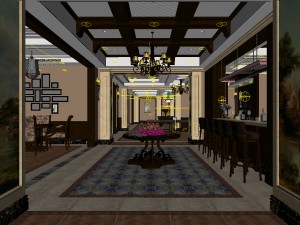 business - commercial - exhibition room - 9422 3D Model